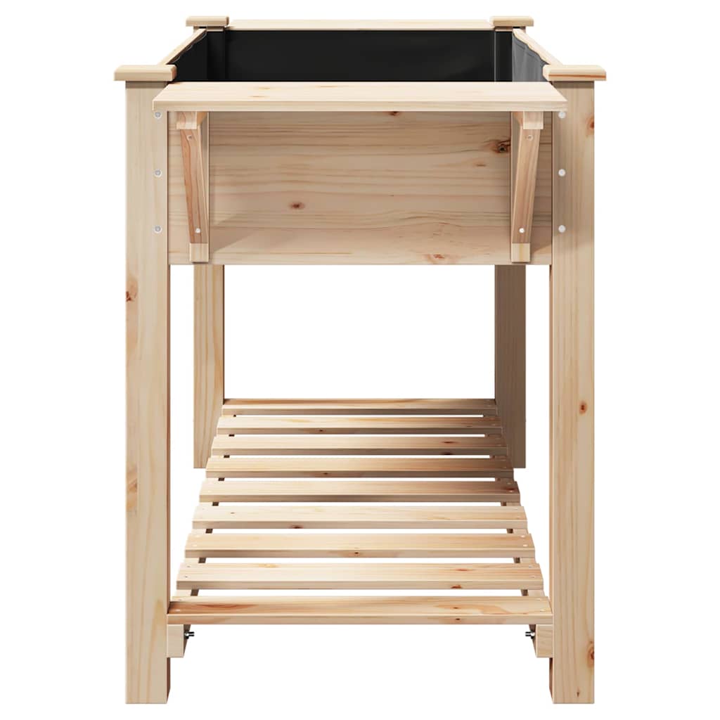 Have Blomsterkrukke Beige 155 x 59 x 76.5 cm Massivt fyrretræ