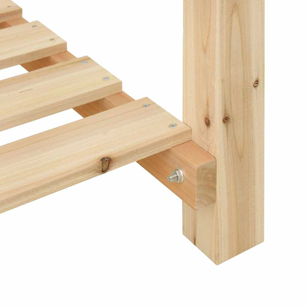 Have Blomsterkrukke Beige 90 x 90 x 76.5 cm Massivt fyrretræ