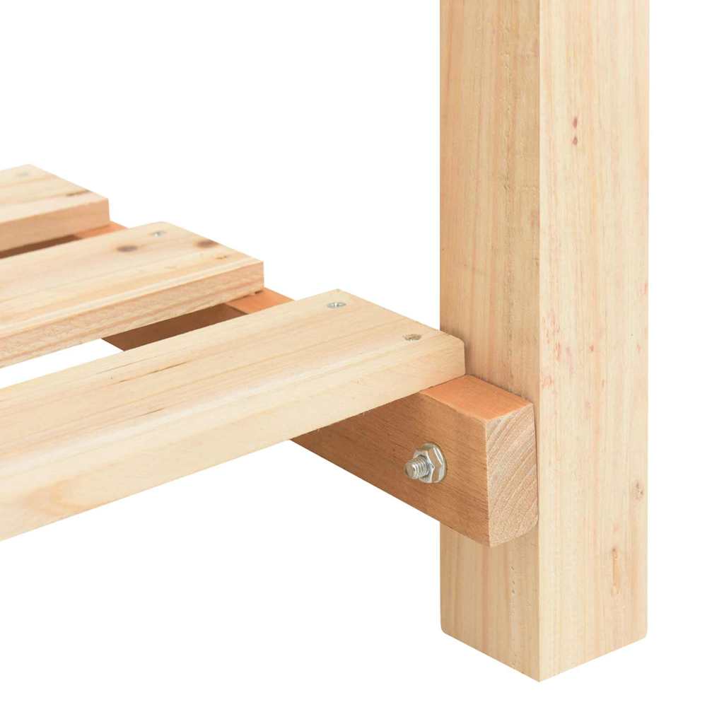 Have Blomsterkrukke Beige 161.5 x 45 x 76.5 cm Massivt fyrretræ