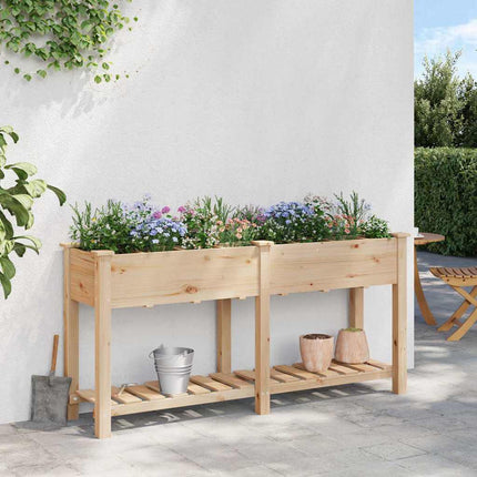 Have Blomsterkrukke Beige 161,5 x 45 x 76,5 cm Massivt Fyrretræ