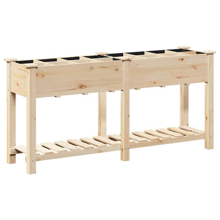 Have Blomsterkrukke Beige 161,5 x 45 x 76,5 cm Massivt Fyrretræ