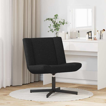 Drejestol Sort 63 x 75 x 76 cm Stof