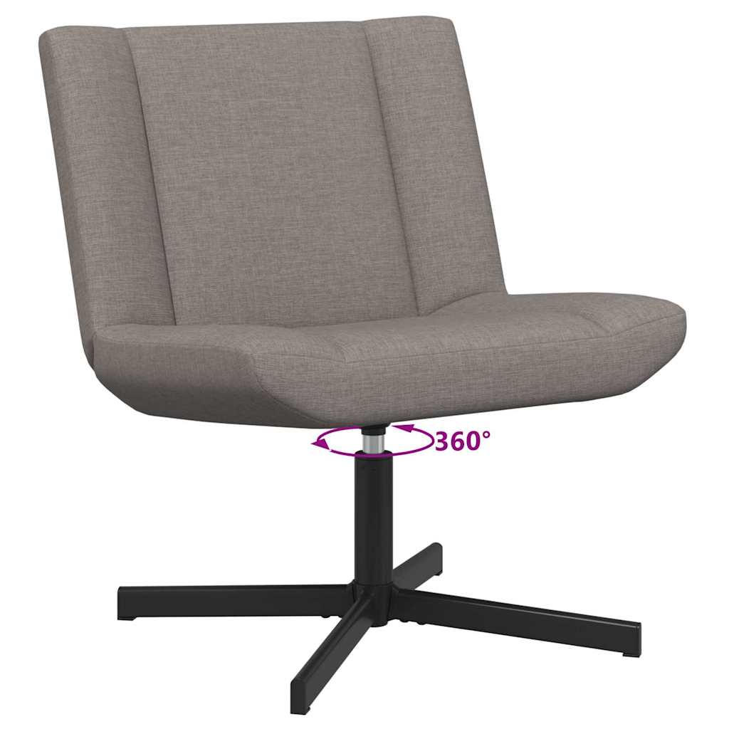 Drejestol Gråbrun 63 x 75 x 76 cm Stof
