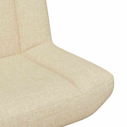 Drejestol Cremefarvet 63 x 75 x 76 cm Stof
