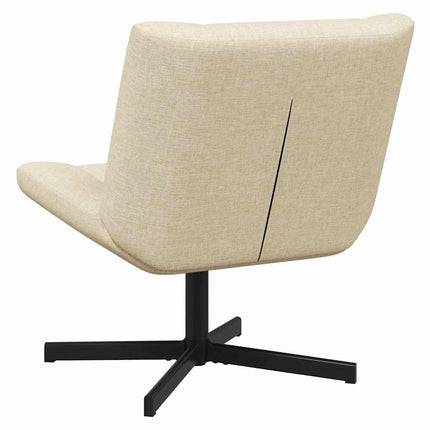 Drejestol Cremefarvet 63 x 75 x 76 cm Stof