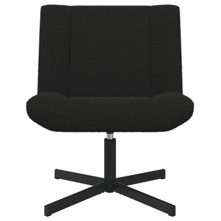 Drejestol Sort 63 x 75 x 76 cm Fårskind