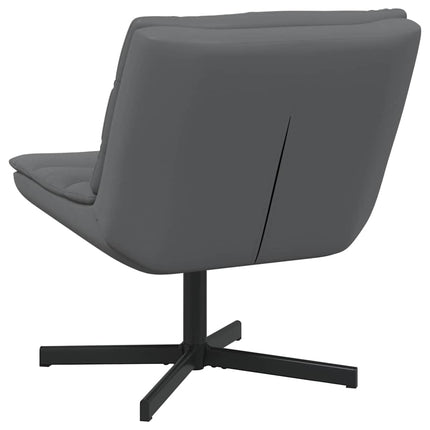 Drejestol Grå 63 x 75 x 76 cm Kunstlæder