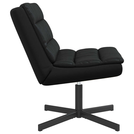 Drejestol Sort 63 x 75 x 76 cm Skinnende PU