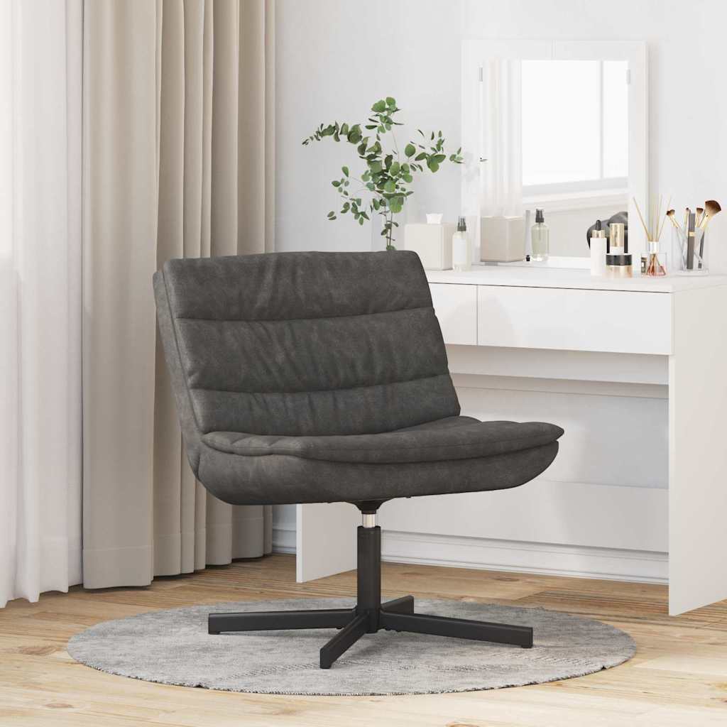 Drejestol Sort 63 x 75 x 76 cm Antik PU