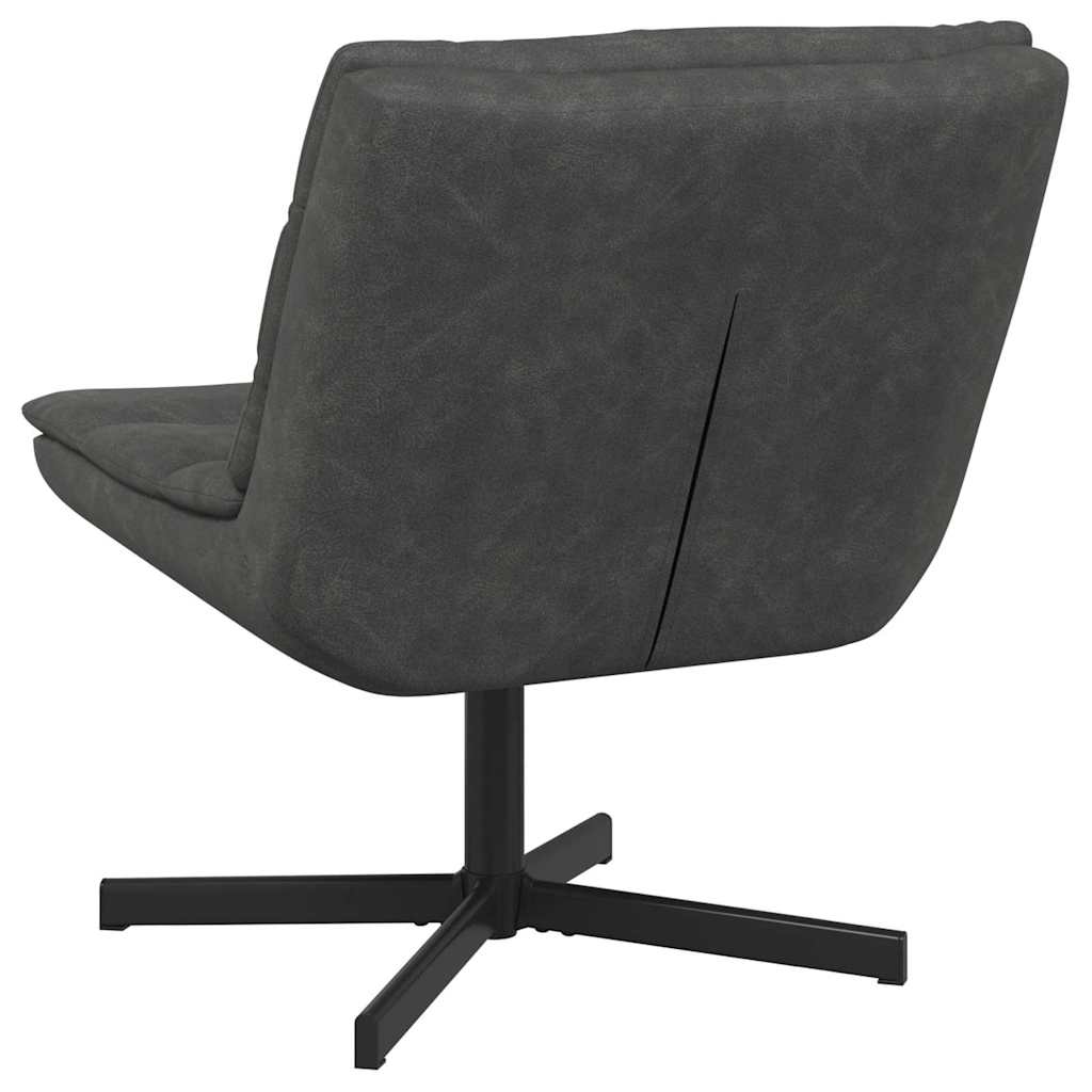 Drejestol Sort 63 x 75 x 76 cm Antik PU