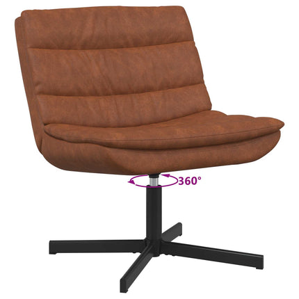 Drejestol Brun 63 x 75 x 76 cm Antik PU