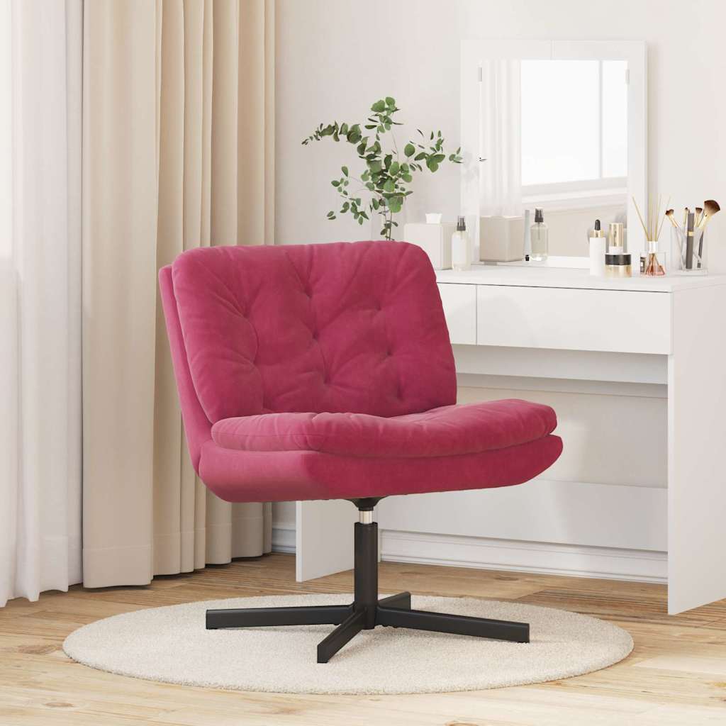 Svingende afslapningsstol Vinrød 63 x 75 x 76 cm Fløjl