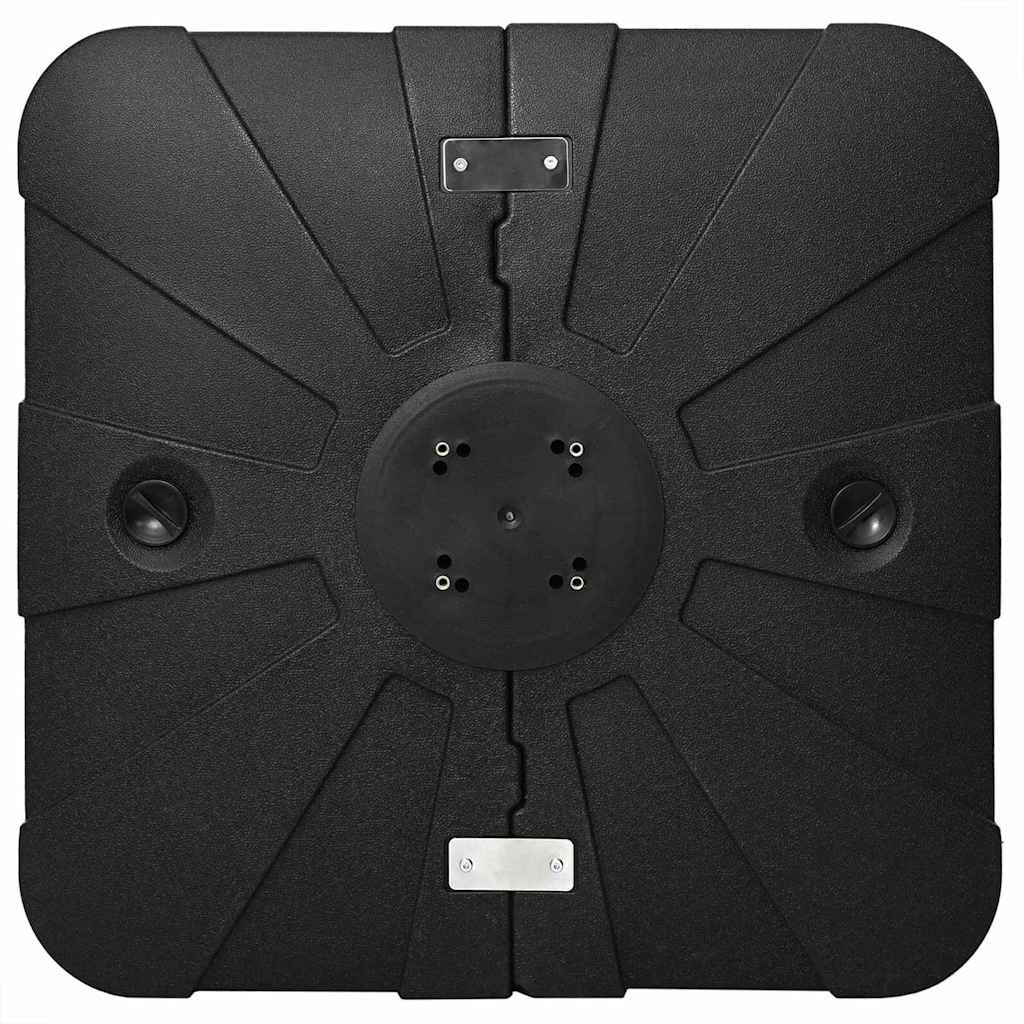 Cantilever parasolbase Sort 86 x 86 x 19 cm