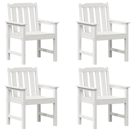 Have Stol 4 stk. Hvid Polyethylen