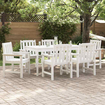 Have Stol 6 pcs Hvid 65,5 x 59 x 88 cm Polyethylen