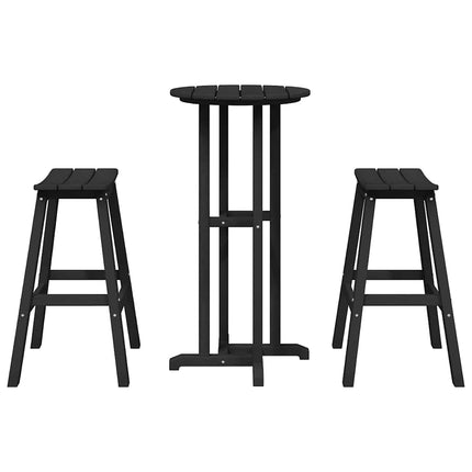 Have bar sæt 3 stk. Sort HDPE