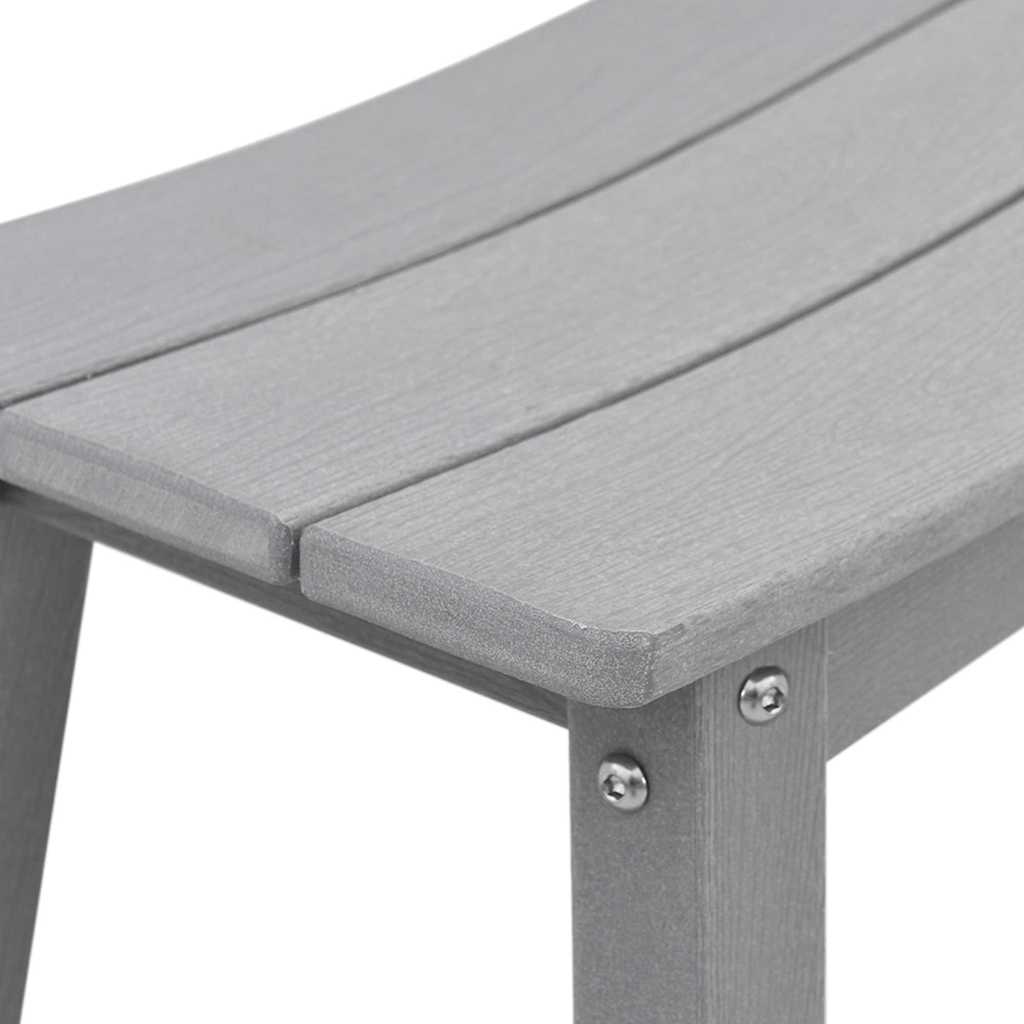 Have bar sæt 6 pcs Lysegrå HDPE