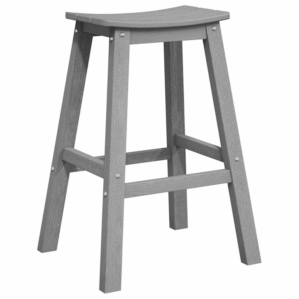 Have bar sæt 6 pcs Lysegrå HDPE
