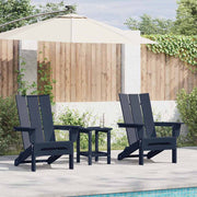 Have Stol 2 pcs Marineblå 80.5 x 74.5 x 92 cm Polyethylen