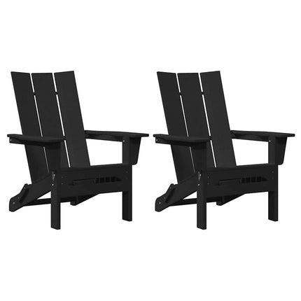 Have Stol 2 stk. Sort Polyethylen