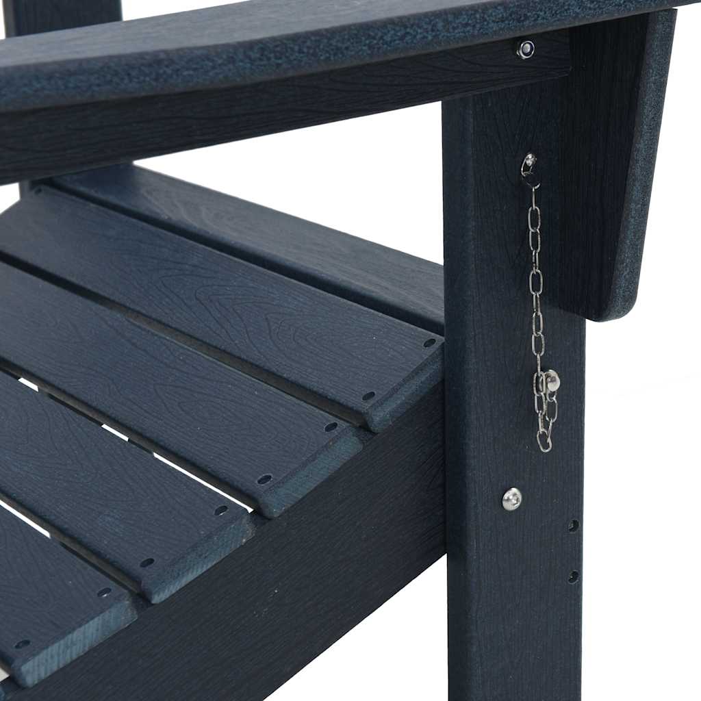 Have Stol 3 pcs Marineblå 80.5 x 74.5 x 92 cm Polyethylen