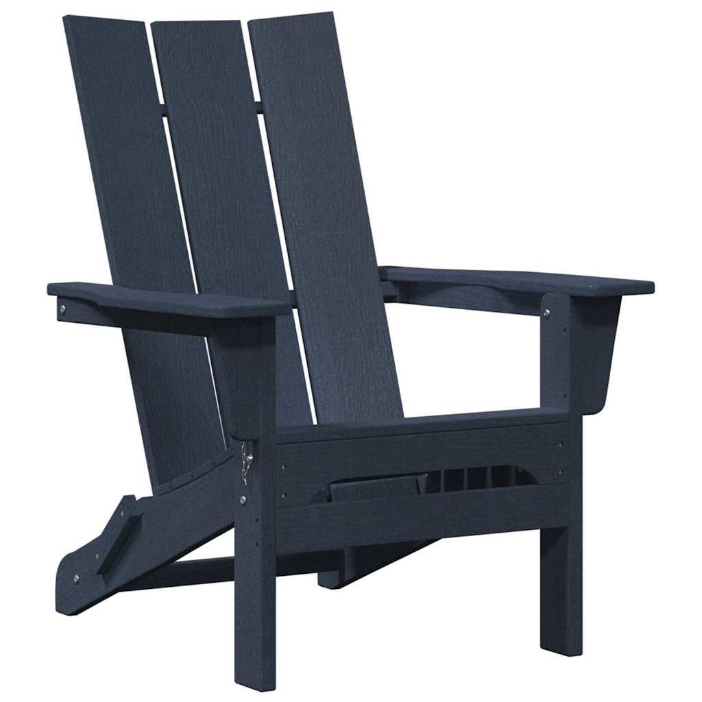 Have Stol 3 pcs Marineblå 80.5 x 74.5 x 92 cm Polyethylen