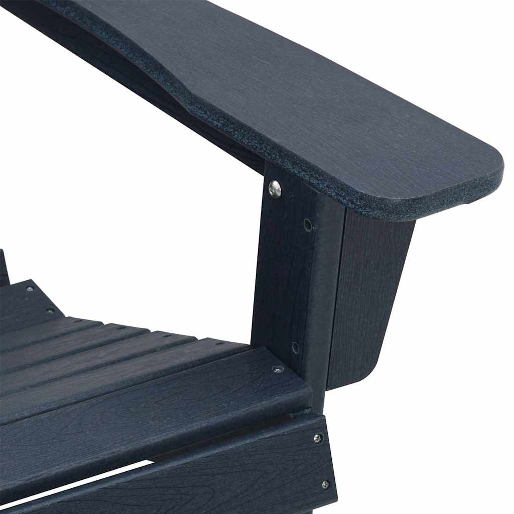 Have Stol 3 pcs Marineblå Polyethylen