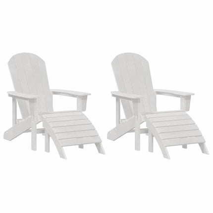 Have Stol 2 stk. Hvid Polyethylen
