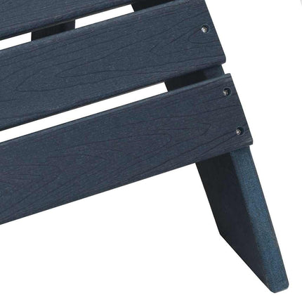 Have Stol 3 pcs Marineblå Polyethylen