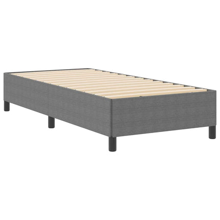Box spring seng Lysegrå 90 x 190 cm Velourstof