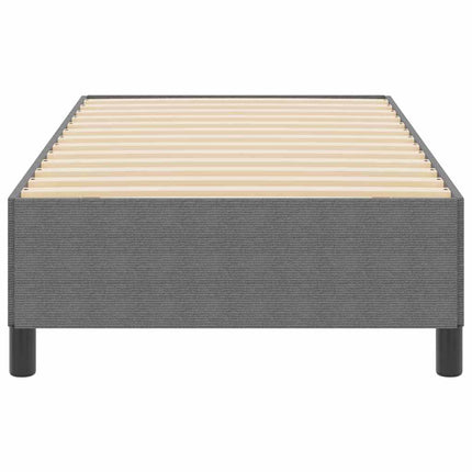 Box spring seng Lysegrå 90 x 190 cm Velourstof