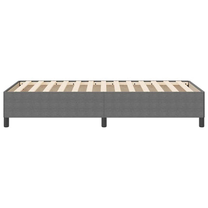 Box spring seng Lysegrå 90 x 190 cm Velourstof