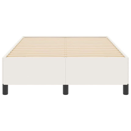 Box spring seng Cremefarvet 120 x 200 cm Velourstof