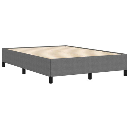 Box spring seng Lysegrå 160 x 200 cm Velourstof