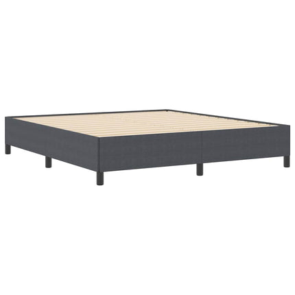 Box spring seng Mørkegrå 180 x 200 cm Velourstof