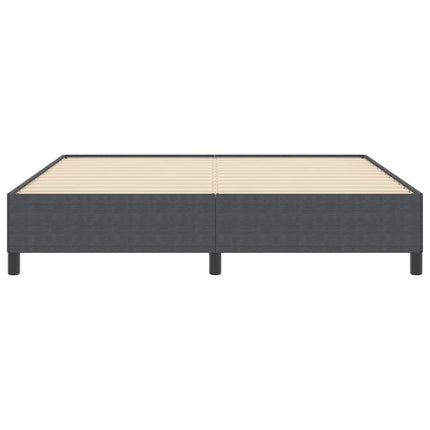 Box spring seng Mørkegrå 180 x 200 cm Velourstof