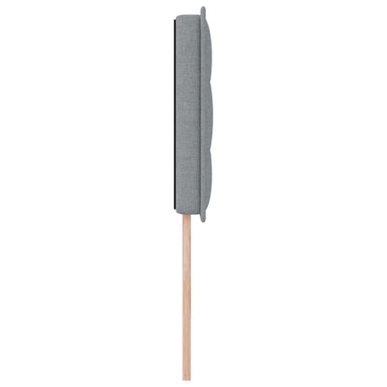 Hovedgærde Lysegrå 90 cm Stof