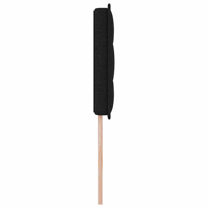 Hovedgærde Sort 90 cm Stof