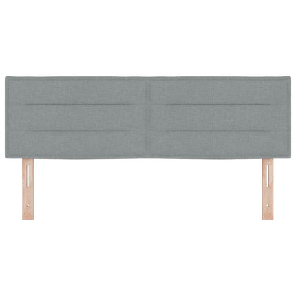 Hovedgærde Lysegrå 144 cm Stof