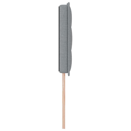 Hovedgærde Lysegrå 144 cm Stof