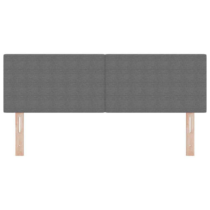 Hovedgærde Lysegrå 144 cm Velourstof