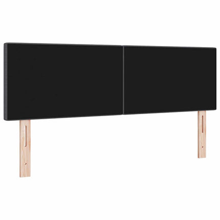 Hovedgærde Mørkegrå 160 cm Velourstof