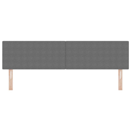 Hovedgærde Lysegrå 180 cm Velourstof