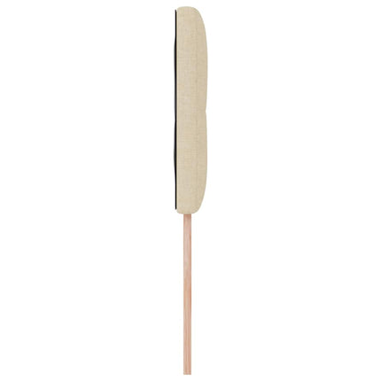 Højdejusterbart sengehoved med hovedgærde Creme 90 cm Stof