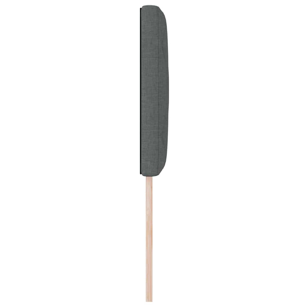 Hovedgærde Mørkegrå 80 cm Stof