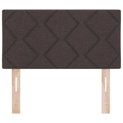 Hovedgærde Mørk Brun 80 cm Stof