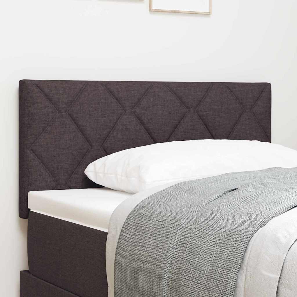Hovedgærde Mørk Brun 90 cm Stof
