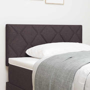 Hovedgærde Mørk Brun 90 cm Stof