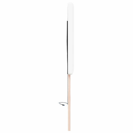 LED sengegavl Hvid 90 cm Faux læder