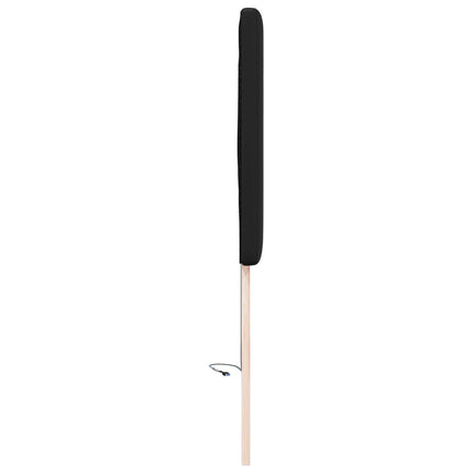 LED sengegavl Sort 100 cm Faux læder
